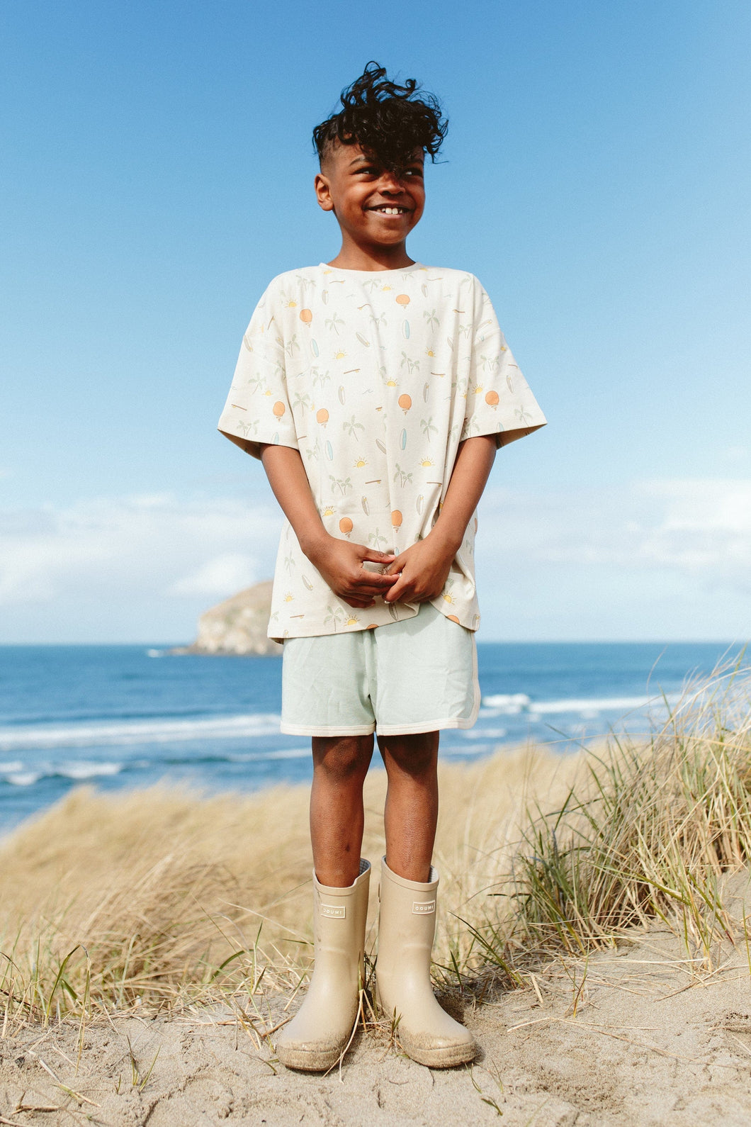 goumikids Clothes 2-3T OVERSIZED TEE | SURF'S UP by goumikids