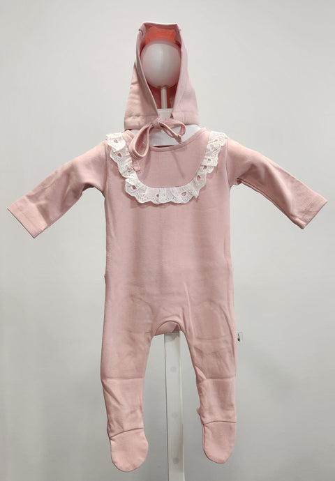 Cadeau Baby Clothes 3 Months Pink Heaven Footie by Cadeau Baby