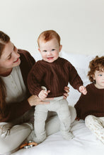 Load image into Gallery viewer, goumikids Clothes CHUNKY KNIT SWEATER | HIDE by goumikids
