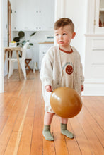 Load image into Gallery viewer, goumikids Clothes KNIT BUTTON-UP SWEATER | SHELL by goumikids