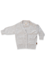 Load image into Gallery viewer, goumikids Clothes KNIT BUTTON-UP SWEATER | SHELL by goumikids