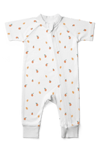 Load image into Gallery viewer, goumikids Clothes S/S ZIPPER ONEPIECE | CITRUS by goumikids