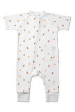 Load image into Gallery viewer, goumikids Clothes S/S ZIPPER ONEPIECE | CITRUS by goumikids