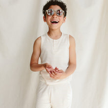 Load image into Gallery viewer, goumikids Clothes TANK TOP | DUNE STRIPE by goumikids
