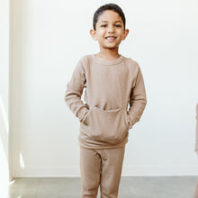 Load image into Gallery viewer, goumikids Clothes THERMAL JOGGER SET | NATURAL | FITS SNUG by goumikids