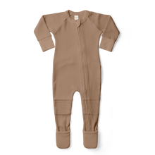 Load image into Gallery viewer, goumikids Clothes THERMAL ZIPPER JUMPSUIT | NATURAL | FITS SNUG by goumikids