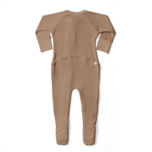 Load image into Gallery viewer, goumikids Clothes THERMAL ZIPPER JUMPSUIT | NATURAL | FITS SNUG by goumikids