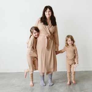goumikids Clothes WOMENS ROBE | SANDSTONE by goumikids