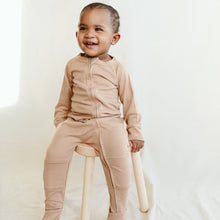 Load image into Gallery viewer, goumikids Clothes ZIPPER JUMPSUIT | SANDSTONE by goumikids