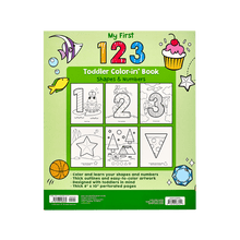 Load image into Gallery viewer, OOLY Color Book 123: Shapes + Numbers Toddler Coloring Book by OOLY