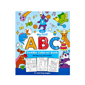 OOLY Color Book ABC: Amazing Animals Toddler Coloring Book by OOLY