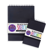 Load image into Gallery viewer, OOLY Color Book Black DIY Cover Sketchbook by OOLY