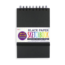 Load image into Gallery viewer, OOLY Color Book Small Black DIY Cover Sketchbook by OOLY