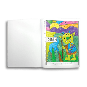 OOLY Color By Numbers Coloring Book - Mythical Friends by OOLY