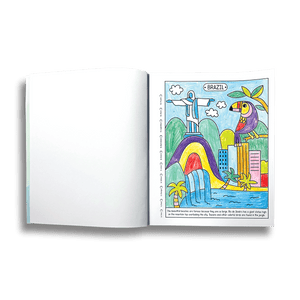 OOLY Color By Numbers Coloring Book - Wonderful World by OOLY
