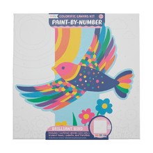 Load image into Gallery viewer, OOLY Colorific Canvas Paint By Number Kit - Brilliant Bird by OOLY