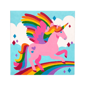 OOLY Colorific Canvas Paint by Number Kit - Magic Unicorn by OOLY