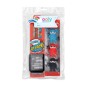 OOLY Comic Attack Happy Pack by OOLY