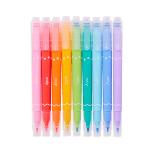 OOLY Confetti Stamp Double-Ended Markers - Set of 9 by OOLY