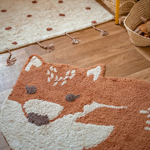 nattiot-shop-america Coton ≈ 2’ 4’’ x 3’ 7’’ Nattiot LITTLE WOLF children's rug