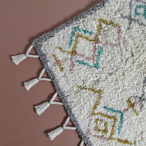 nattiot-shop-america Coton ≈ 3’ 3’’ x 5’ 3’’ Nattiot MILKO Berber style children's rug