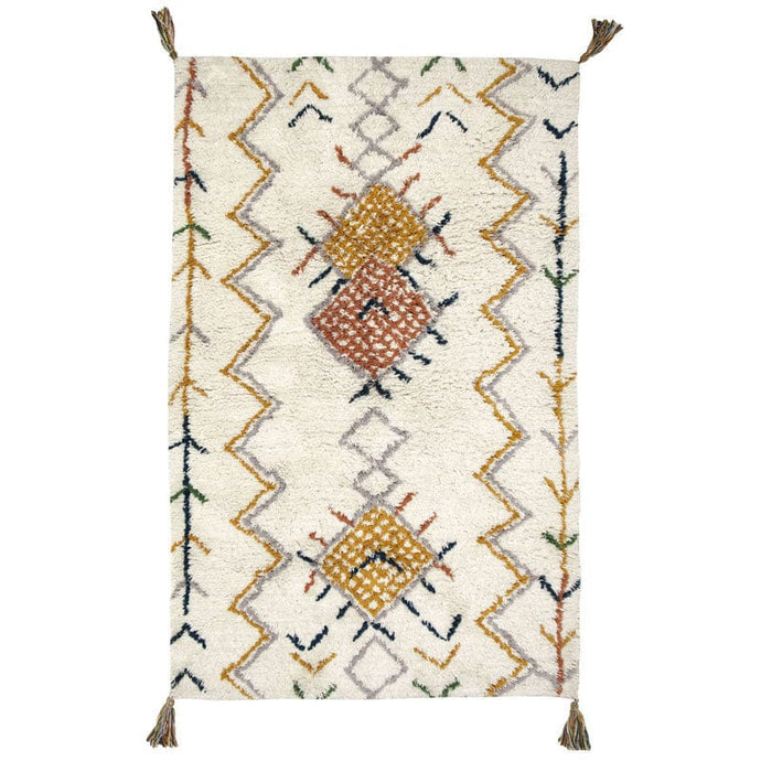 nattiot-shop-america Coton ≈ 3’ 3’’ x 5’ 3’’ Nattiot TRISHNA Berber style children's rug