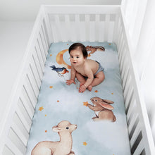 Load image into Gallery viewer, Rookie Humans Crib sheets US Standard crib size Goodnight Wonderland Standard Size Crib Sheet