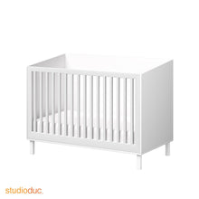 Load image into Gallery viewer, ducduc crib white indi crib
