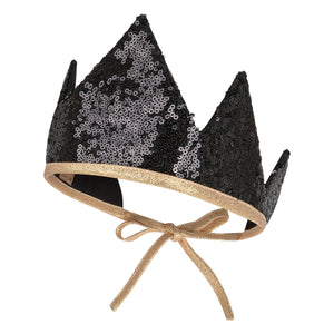 moimili.us Crown Moi Mili “Black Sequins” Crown