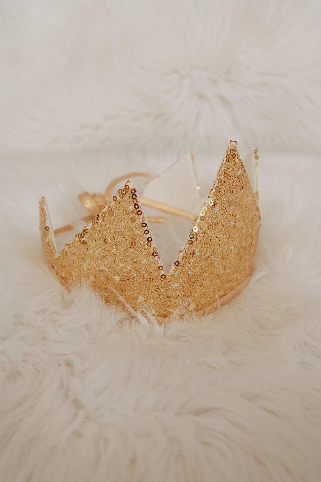 moimili.us Crown Moi Mili “Gold Sequins” Crown