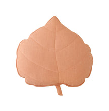 Load image into Gallery viewer, moimili.us Cushion Linen “Light Pink” Leaf Pillow
