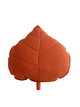 Load image into Gallery viewer, moimili.us Cushion Linen “Papaya” Leaf Pillow