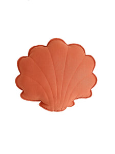 moimili.us Cushion Linen “Papaya” Shell Pillow