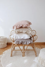 Load image into Gallery viewer, moimili.us Cushion Linen “Powder Pink” Pillow with Frill