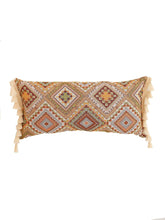 Load image into Gallery viewer, moimili.us Cushion Moi Mili &quot;Boho Tribe&quot; Bolster Pillow with Fringe