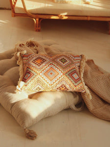 moimili.us Cushion Moi Mili "Boho Tribe" Pillow with Fringe