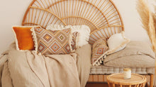 Load image into Gallery viewer, moimili.us Cushion Moi Mili &quot;Boho Tribe&quot; Pillow with Fringe