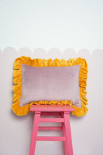 Load image into Gallery viewer, moimili.us Cushion Moi Mili &quot;Fruit cocktail&quot; Soft Velvet Pillow with Frill