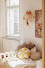 Load image into Gallery viewer, moimili.us Cushion Moi Mili “Honey Circus” Round Patchwork Pillow