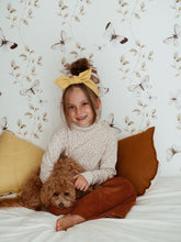 Load image into Gallery viewer, moimili.us Cushion Moi Mili Linen “Caramel” Leaf Pillow