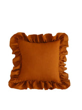 Load image into Gallery viewer, moimili.us Cushion Moi Mili Linen “Caramel” Pillow with Frill