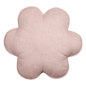 moimili.us Cushion Moi Mili Linen "Powder Rose" Flower Pillow