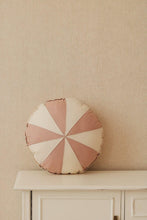 Load image into Gallery viewer, moimili.us Cushion Moi Mili “Powder Pink Circus” Round Patchwork Pillow