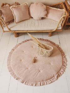 moimili.us Cushion Soft Velvet “Latte” Shell Pillow