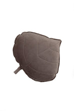 Load image into Gallery viewer, moimili.us Cushion Velvet “Dark Beige” Leaf Pillow