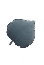 Load image into Gallery viewer, moimili.us Cushion Velvet “Grey Mint” Leaf Pillow