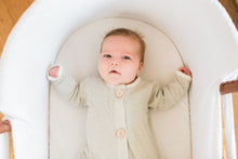 Load image into Gallery viewer, Design Dua. Design Dua Organic Newborn Knotted Gown - Pearl