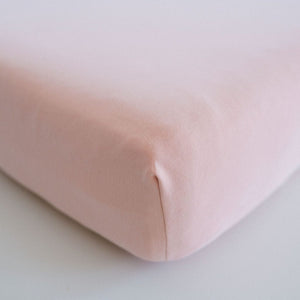 Design Dua. Design Dua Waterproof Cotton Crib Sheet - Blush