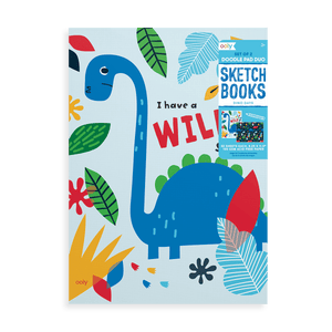 OOLY Dino Days Doodle Pad Duo Sketchbooks - Set of 2 by OOLY
