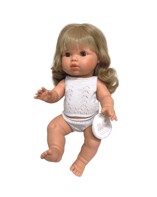 Ellie & Becks Co. Doll Clothes White Pajama Set for Dolls